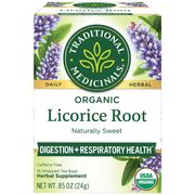 Organic Licorice Root Tea, 16 Tea Bags, Traditional Medicinals Teas