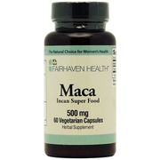 Organic Maca For Fertility, 60 Vegetarian Capsules, Fairhaven Health