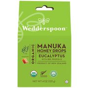 Organic Manuka Honey Drops - Eucalyptus, 4 oz (120 g), Wedderspoon