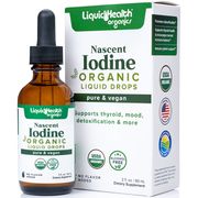 Organic Nascent Vegan Iodine Liquid Drops, 2 oz, Liquid Health