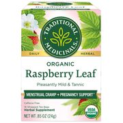 Organic Raspberry Leaf Tea, 16 Tea Bags, Traditional Medicinals Teas