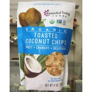 Organic Toasted Coconut Chips, 12 oz, Essential Living Foods