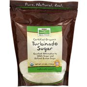 Organic Turbinado Sugar, 2.5 lb, NOW Foods