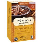 Organic Turmeric Tea, Amber Sun, 12 Tea Bags, Numi Tea