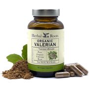 Organic Valerian Root, 60 Vegan Capsules, Herbal Roots