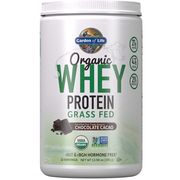 Organic Whey Protein Powder, Chocolate Cacao, 13.96 oz (396 g), Garden of Life