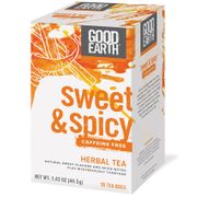 Original Herbal Tea, Sweet & Spicy Caffeine Free, 18 Tea Bags, Good Earth Tea