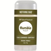 Original Formula Natural Deodorant, Texas Cedarwood & Grapefruit, 2.5 oz, Humble Brands