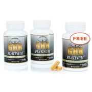 Buy 2 Get 1 FREE! GHR Platinum, All Natural Growth Hormone Releaser, 40 Capsules
