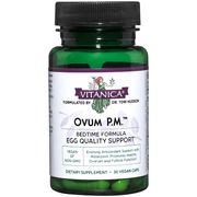 Ovum P.M., Bedtime Formula Egg Quality Support, 30 Vegetarian Capsules, Vitanica