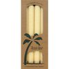 Palm Tapers 9 Inch, Unscented, Cream