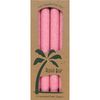 Palm Tapers 9 Inch, Unscented, Rose