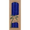 Palm Tapers 9 Inch, Unscented, Royal Blue