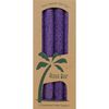 Palm Tapers 9 Inch, Unscented, Violet