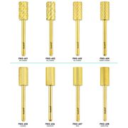 Pana 1/8" Flat Top Large Barrel Gold Carbide Bit, 1 Piece