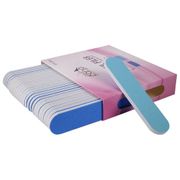 Pana Mini Double Sided Emery Board Nail Files - Blue (Grits: 80/80 to 180/240), 1 Pack (25 Pieces)