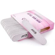 Pana Mini Double Sided Emery Board Nail Files - Zebra (Grits: 80/80 to 180/240), 1 Pack (25 Pieces)