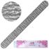 Round Double Sided Emery Board Nail Files - Zebra (Grit: 80/80 to 100/180)