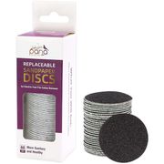 Pana Round Replaceable Sandpaper Pedicure Foot File Refill Discs, 60 pcs