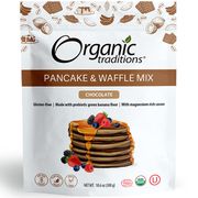 Pancake & Waffle Mix, Chocolate, 10.6 oz (300 g), Organic Traditions