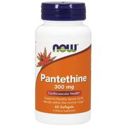 Pantethine 300mg 60 Softgels, NOW Foods