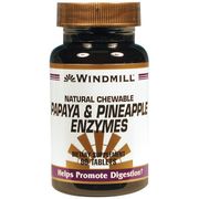 Papaya & Pinneapple Enzymes, 90 Tablets, Windmill Health Products