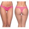 Paradise Crotchless Pearl Thong, Pink, 3X/4X