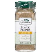 Pepper, Black, Fine, Ground, 1.6 oz x 6 Bottles, Spice Hunter
