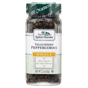 Peppercorns, Black, Tellicherry, Whole, 2.2 oz x 6 Bottles, Spice Hunter