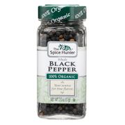 Peppercorns, Black, Whole, 100% Organic, 2 oz x 6 Bottles, Spice Hunter