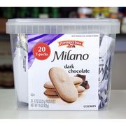 Pepperidge Farm Milano Dark Chocolate Cookies, 0.75 oz x 20 Packages (425 g)