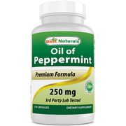 Peppermint Oil 250 mg, 120 Capsules, Best Naturals