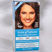 Permanent Hair Colour 5N Natural Light Brown, 4.4 oz, Tints of Nature