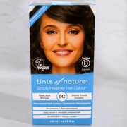 Permanent Hair Colour 6C Dark Ash Blonde, 4.4 oz, Tints of Nature