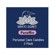Personal Care Candles  - Paraffin, 2 Candles, White Egret Personal Care