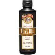 Pet Essentials Flax Oil Liquid for Animals, 12 oz, Barlean's Organic Oils
