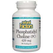 Phosphatidyl Choline 420mg 90 Softgels, Natural Factors