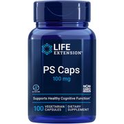 PS Caps (Phosphatidylserine) 100 mg, 100 Vegetarian Capsules, Life Extension