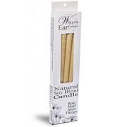 Plain Soy Blend Hollow Ear Candles, 4 pk, Wally's Natural Products