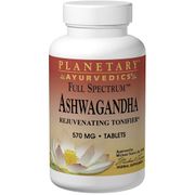 Planetary Ayurvedics Ashwagandha Full Spectrum 570 mg, 60 Tablets, Planetary Herbals