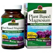 Plant Based Magnesium, Aquamin Marine Minerals, 90 Vegetarian Capsules, Nature's Answer