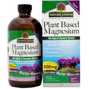 Plant Based Magnesium Liquid, Aquamin Marine Minerals, 16 oz, Nature's Answer