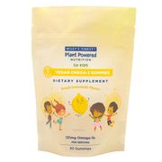 Plant Powered Nutrition - Vegan Omega-3 Gummies for Kids, Fresh Lemonade, 30 Count, Wiley's Finest
