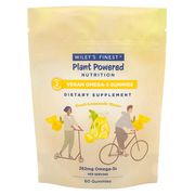 Plant Powered Nutrition - Vegan Omega-3 Gummies, Fresh Lemonade, 60 Count, Wiley's Finest