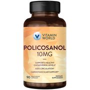 Policosanol 10 mg, 90 Vegetarian Capsules, Vitamin World