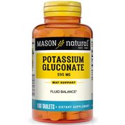 Potassium Gluconate 595 mg, 100 Tablets, Mason Natural