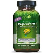 Power to Sleep Magnesium PM + Relaxing Flower Complex, 60 Liquid Soft-Gels, Irwin Naturals
