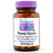 Power-Zymes, Full Spectrum Digestive Enzymes, 90 Vcaps, Bluebonnet Nutrition