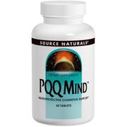 PQQ Mind, Neuroprotective Cognitive Support, 60 Tablets, Source Naturals