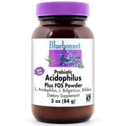 Probiotic Acidophilus Plus FOS Powder, Milk Free, 3 oz, Bluebonnet Nutrition